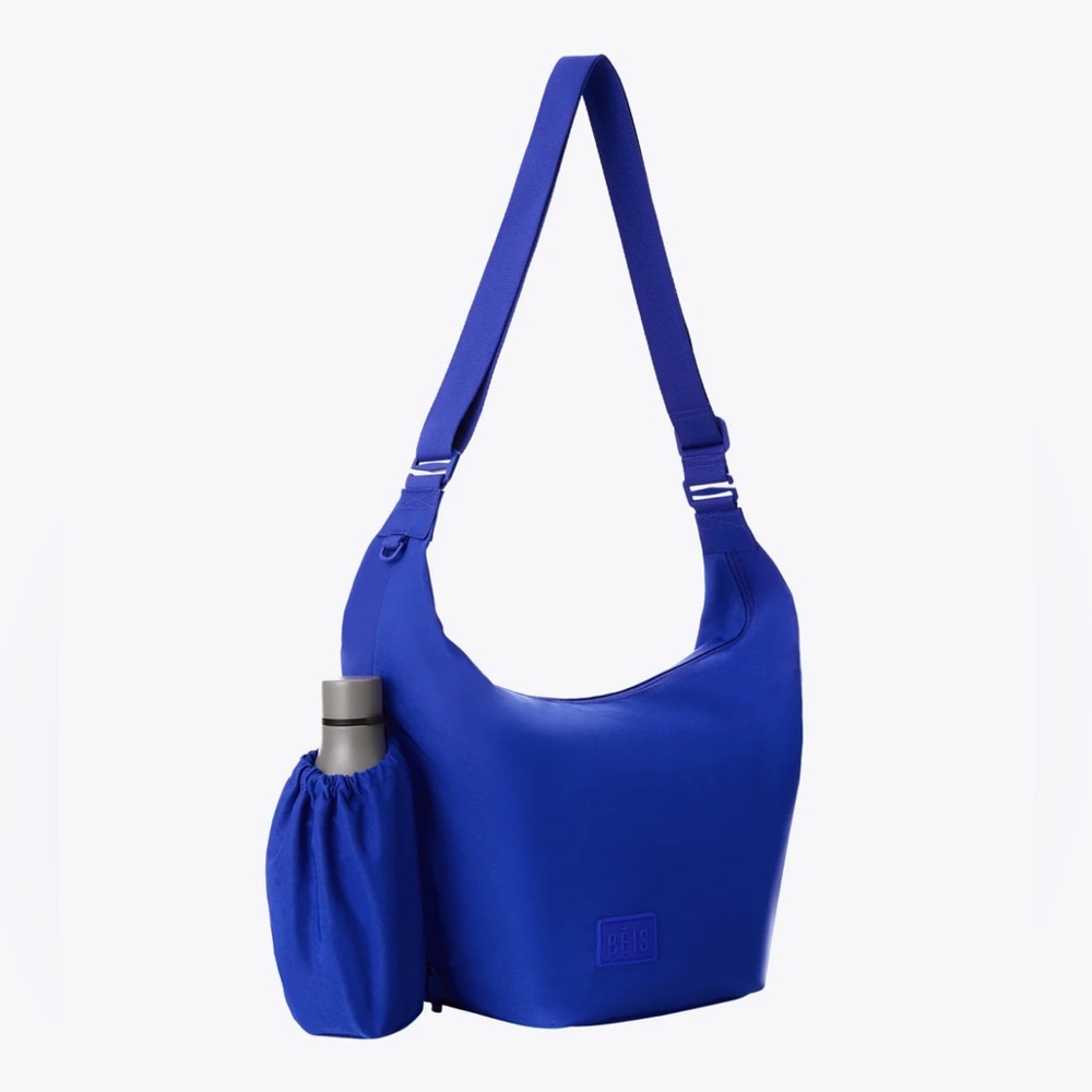 BEIS Cobalt Crescent Catchall Crossbody Bag
